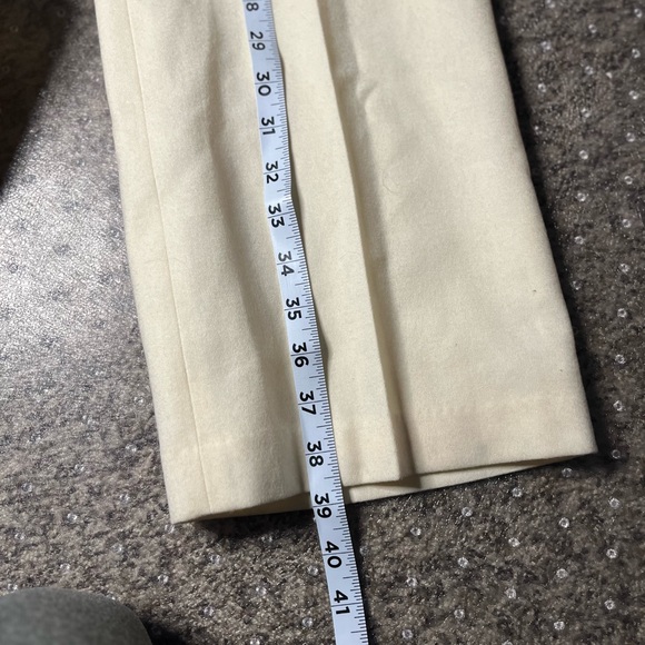 Talbots White Wool Dress Pants - Picture 7 of 7